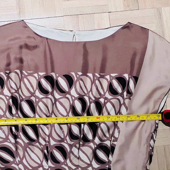 Piazza Sempione - Made in Italy, 100% Silk Dress, Italian Size 42, Good Cond! - Picture 8 of 9